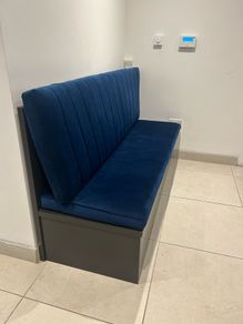 Waiting room sofa