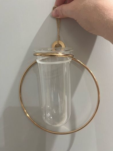 Candle Holder and small Hanging Vase