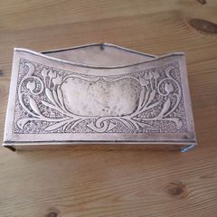 Vintage Handmade Copper Letter Holder Arts and Crafts Style Late 1950s