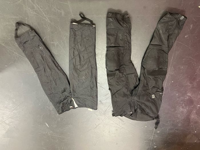 motorbike jacket and trousers