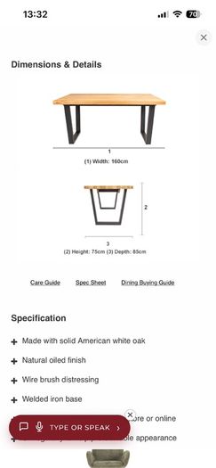 Ez living dining table