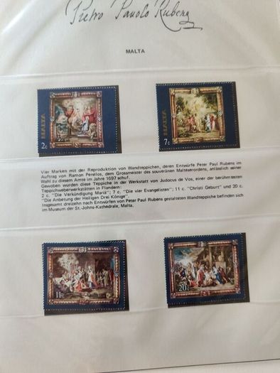 Paul Rubens 55 Pages Stamps Album World Collection