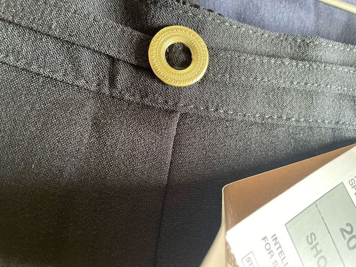 M&S black trousers short plus size
