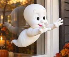 Casper Ghost Through the Window - Halloween Decor - 3 Sizes