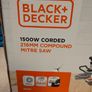 Mitre Saw. Black and Decker 1500w Image 3