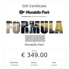 Mondello Driving Experience Voucher