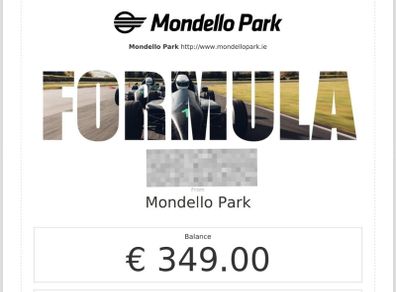 Mondello Driving Experience Voucher