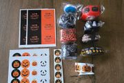 Halloween ribbon and stickers