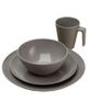 Melamaine Camping dining set - Latte - 16pc Image 3