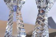 Stunning Waterford Crystal "Melanie" Candlesticks (Pair)