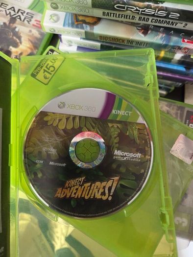 Xbox 360, 3 Controllers, 58 Games