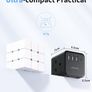 Extension Lead with 4 USB Slots, 4 Way (13A/3250W) Multi Plug Extension Cable, UK Desktop Power Extension Cord with Multi Socket, 1.5M Extension Cable (black, 1.5M) Image 4