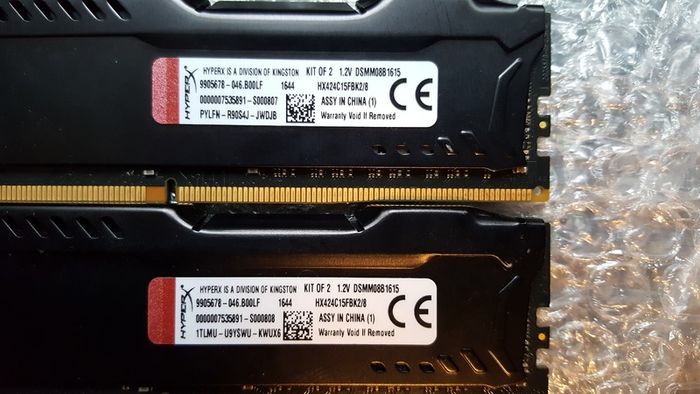 Kingston Fury Ddr4 2400 Mhz Ram 2 X 4 Gb