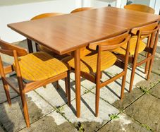 Mid Century Vintage G Plan Kofod Larsen Danish Range Dining Set