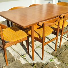 Mid Century Vintage G Plan Kofod Larsen Danish Range Dining Set