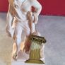 Diogenes or Diogenes of Sinope 16cm-6.29in Greek Philosopher Handmade Greek Sculpture White Marble Image 10