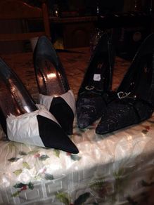 High heel shoes