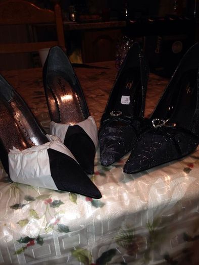 High heel shoes