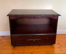 Rossmore Solid Mahogany TV Stand / Media Cabinet
