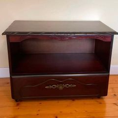 Rossmore Solid Mahogany TV Stand / Media Cabinet