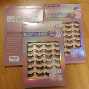Reusable Fluffy 6D False Eyelashes 20 Pairs x 3