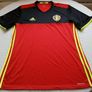 2016/17 Belgium Adidas Home Jersey Size L Adults Image 2