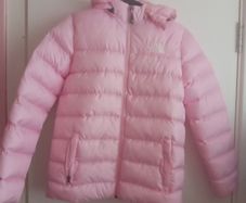 fake pink North face jacket