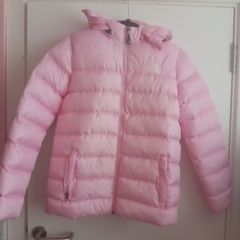 fake pink North face jacket