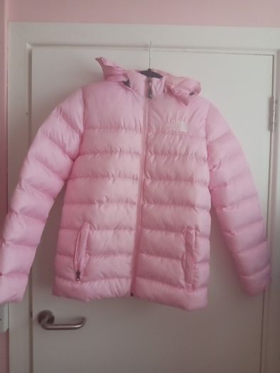fake pink North face jacket