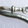 Victorian Albert  Solid Silver Albert Watch Chain "N.G.R.CO.REG" Birmingham or Chester. length 12" - 41,9g Image 10