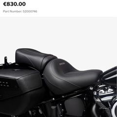 Motorcycle seat Harley Davidson