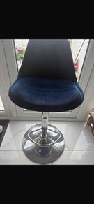 Kitchen Stools navy adjustable height X2