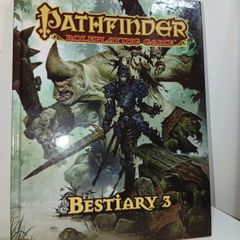 Pathfinder Paizo Rpg Book 2011 Jason Bulmahn 1st edition H/B Bestiary 3 Superb Condition 3.5 ogl Compatible