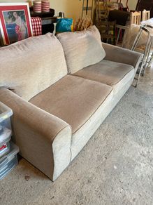 cream couch
