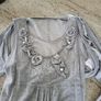 Italian Grey Sleeveless Embellished Tunic Dress with Matching Shrug Cardigan Image 8