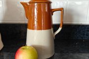 Vintage English Lovett's 1.5 pint coffee pot retro