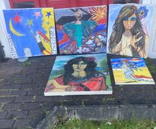 Collection unique artwork signed