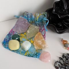 Pendulums, Crystals, energy Reiki related stones, mini budda