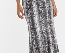 Snakeprint skirt