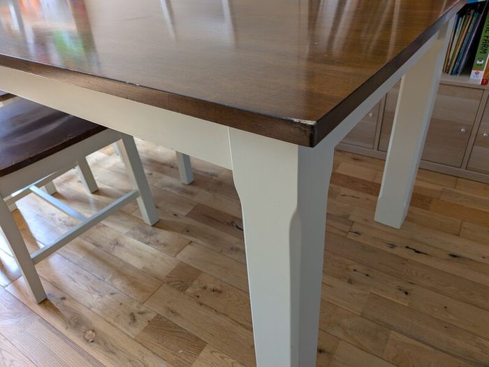 Dining table and chairs