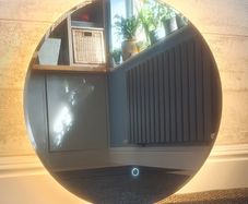 LED Bathroom Mirror 60cm Circle Round Touch Switch Antifog