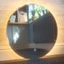 LED Bathroom Mirror Round 60cm Fog Free Demister Image 2