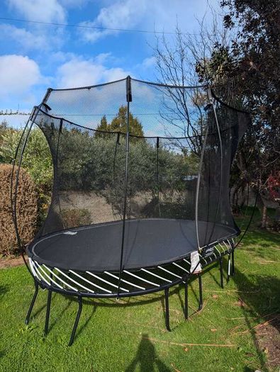 Springfree 13ft x 8ft Oval Trampoline (O92) - only 4 months old. As good as new
