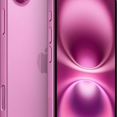 Apple iPhone 16 PLUS 128GB Factory Unlocked Pink Grade A Little Use (Its Original Battery: 100%)
