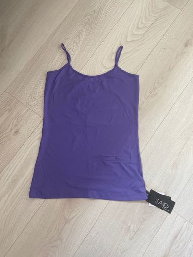 BNWT Savida Purple Microfibre Vest Top Size 10