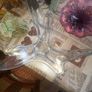 Vintage Large French Crystal Glass Centerpiece, likely from the 1960s 1970s, Postage Available or Collection Image 2