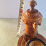 storage water well souvenirs of carved wood marked templo tibidabo from Spain Image 2
