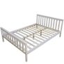 Solid wood double bed pine 140x200 white bed frame - FREE DELIVERY NATIONWIDE Image 4