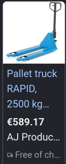 pallet truck 2.5 T