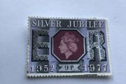 1977 British stamp- Silver Jubilee Queen Elizabeth II